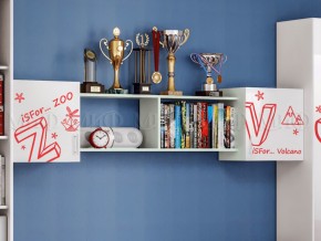Антресоль Вега Алфавит Красный в Кушве - kushva.magazin-mebel74.ru | фото
